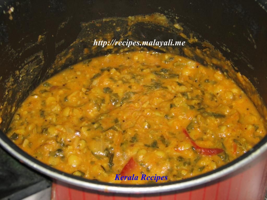 Lentil Spinach Curry