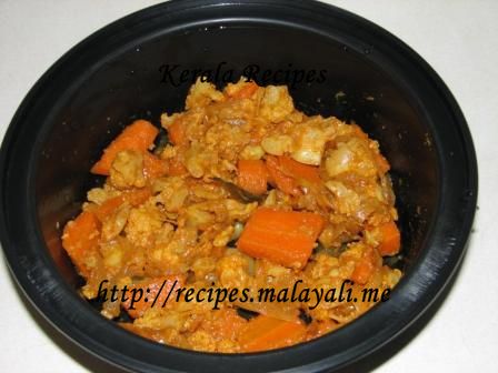 Cauliflower Carrot Masala