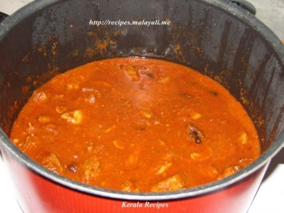 Butter Chicken before adding Whipping Cream