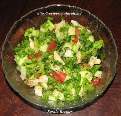 Low Fat Lettuce and Chicken Salad