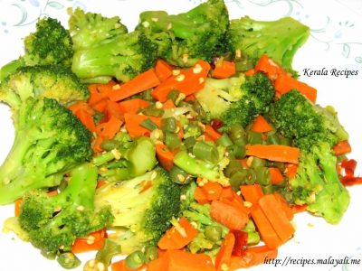 Spicy Steamed Vegetables