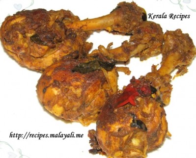 Kozhi Varattiyathu - Chicken Stir Fry
