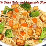 Stir Fried Tofu Vegetable Noodles