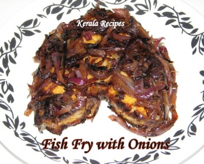 Fried Fish with Caramelized Onions