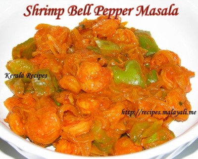 Shrimp Bell Pepper Masala