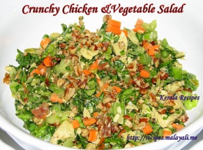Cruchy Chicken & vegetable Salad