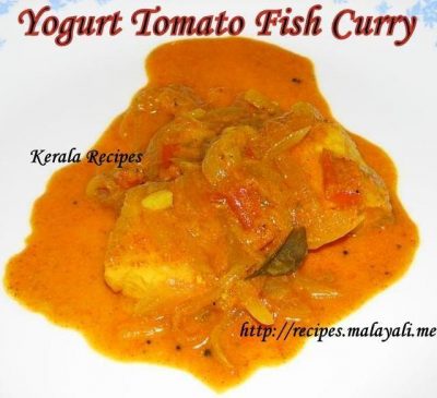 Indian Tomato Yogurt Fish Curry