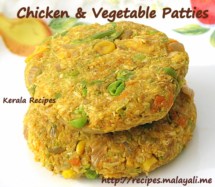 Chicken & Vegetable Patties