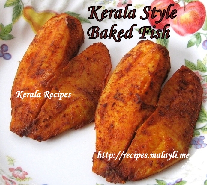 Kerala Style Baked Fish