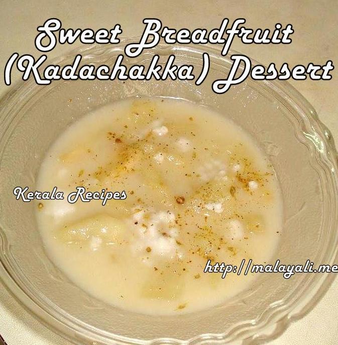 Sweet Breadfruit Dessert