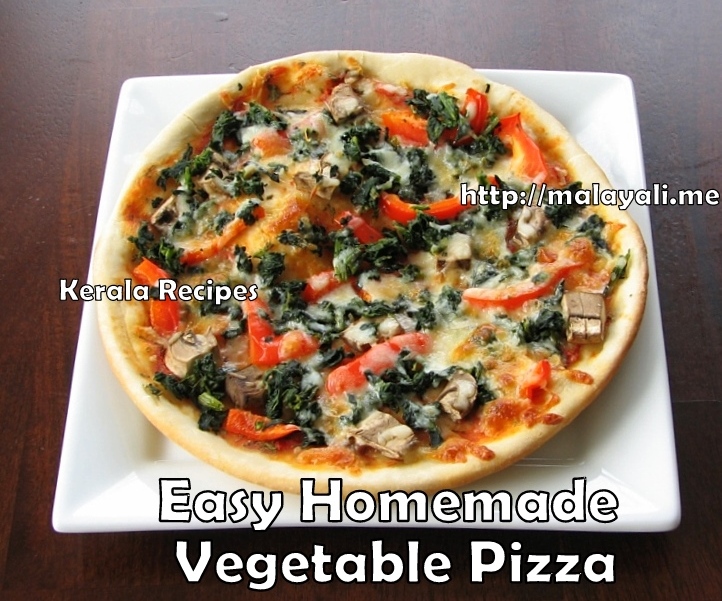 Home made Vegetable Pizza