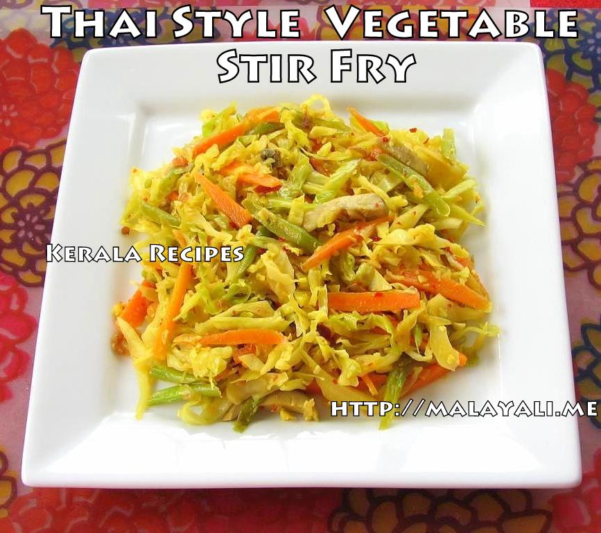 Thai Style Vegetable Stir Fry