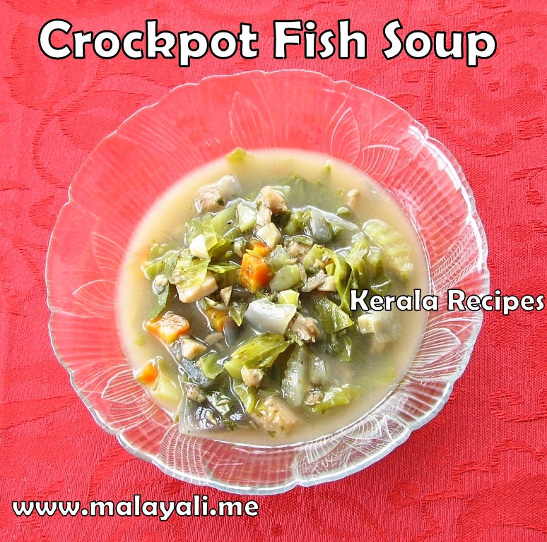 Crockpot/Slow Cooker Fish Soup