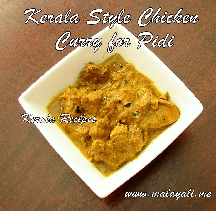Kerala Style Chicken Curry for Pidi