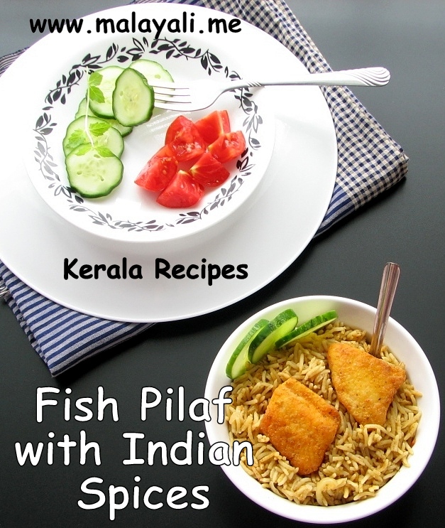 Indian Fish Pulav/Pilaf