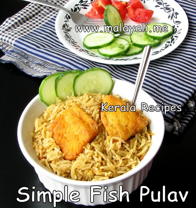 Simple Fish Pulav