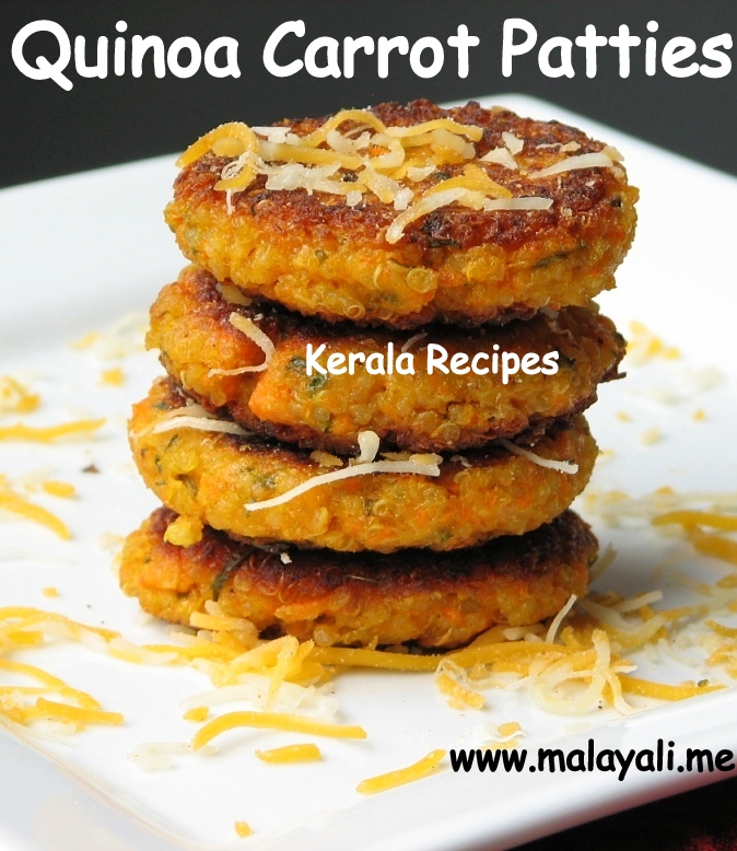 Quinoa Carrot Patties