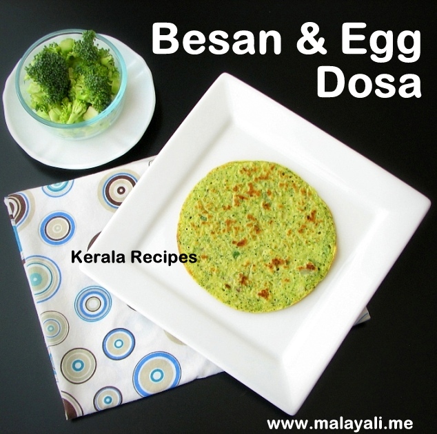 Besan Egg & Veggie Dosa