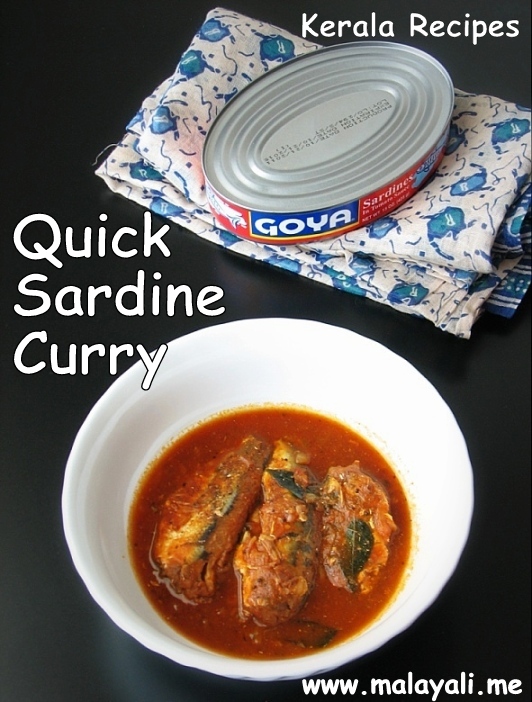 Quick and Easy Sardine Curry