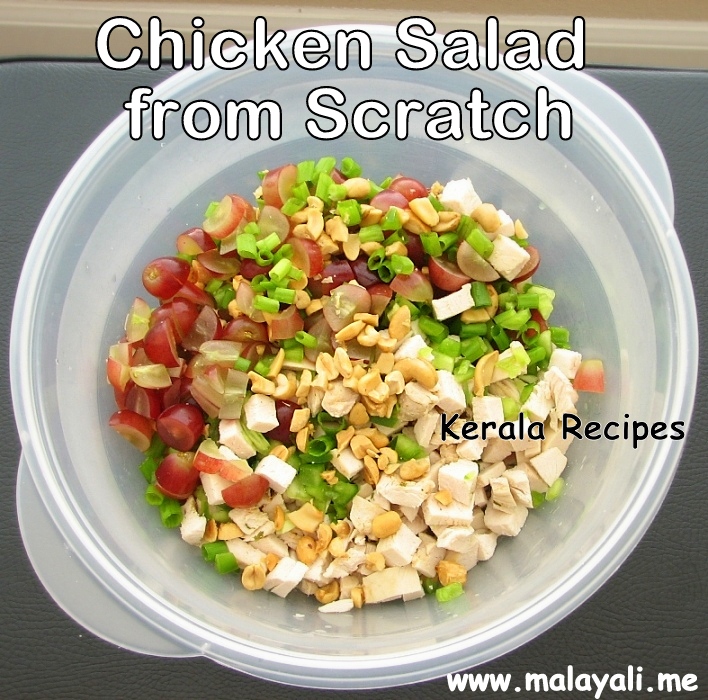 Chicken Salad Made from Scratch