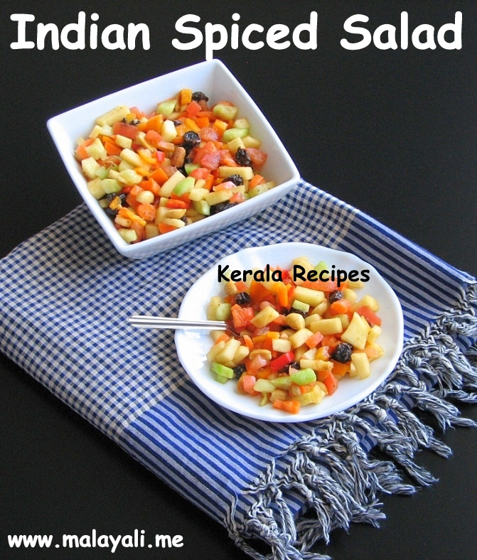 Indian Spiced Fruit & Vegetable Salad