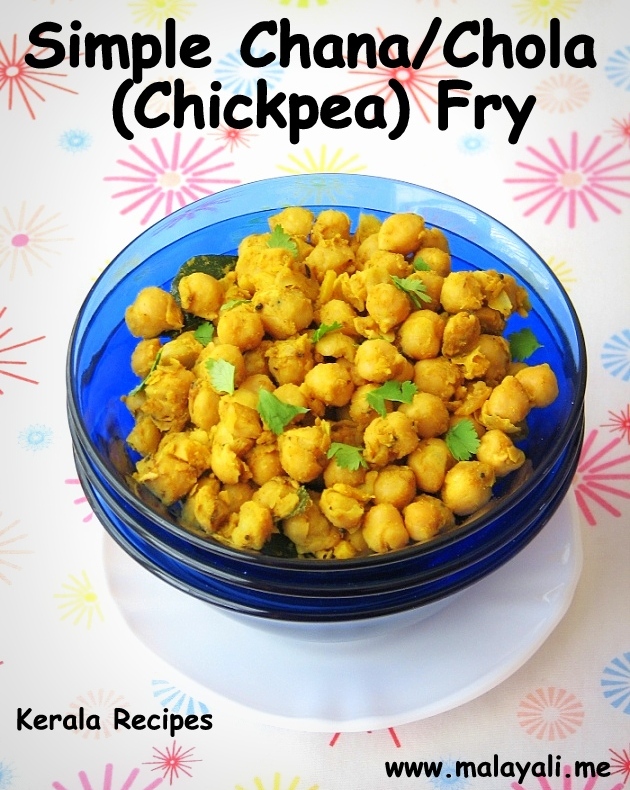 Indian Chana/Chola Fry