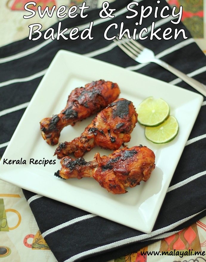 Sweet & Spicy Baked Chicken