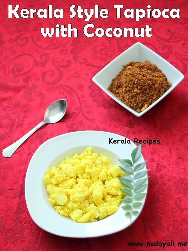 Kerala Style Tapioca with Coconut