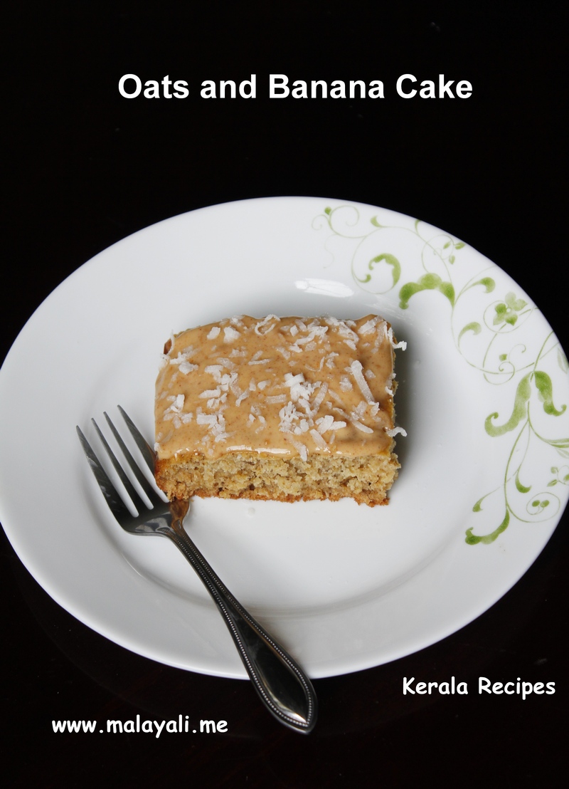 Oats and Banana Cake