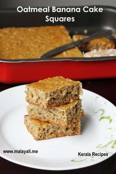 Oats and Banana Cake
