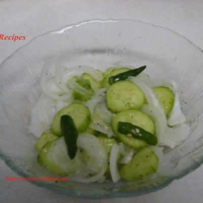 Onion & Cucumber Salad
