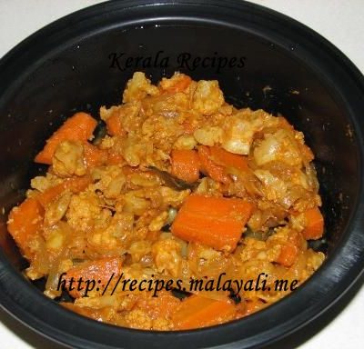 Cauliflower Carrot Masala Stir Fry