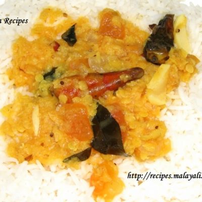 Masoor Dal (Red Lentil) Curry