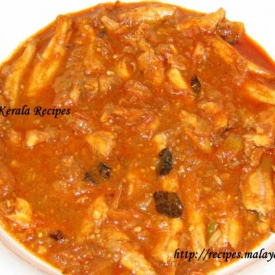 Netholi Fish Curry (Kozhuva/Anchovy Curry)