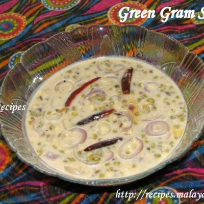CheruPayaru Stew (Moong Bean Coconut Milk Curry)