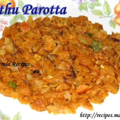 Kothu Parotta – Spiced Indian Bread Pieces