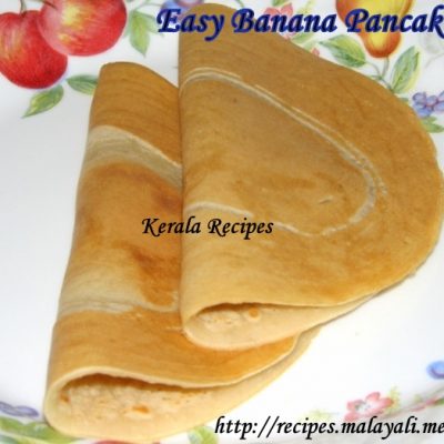 Easy Banana Pancakes