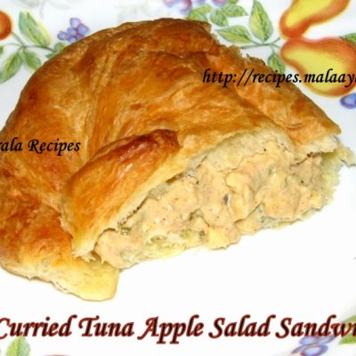 Curried Tuna Apple Salad Sandwich