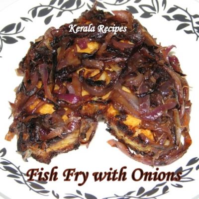 Fried Fish with Caramelized Onions