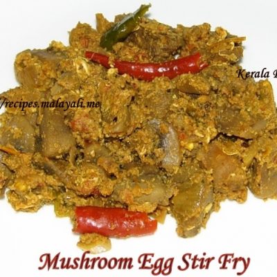 Mushroom Egg Stir Fry