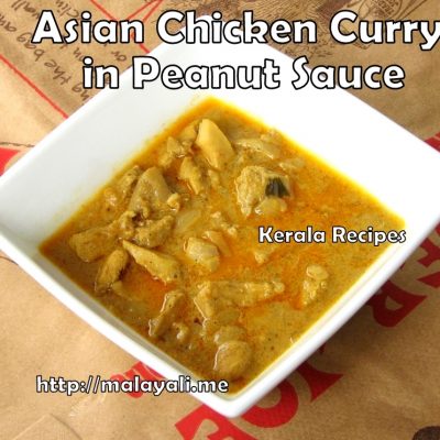 Asian Chicken Curry in Peanut Sauce