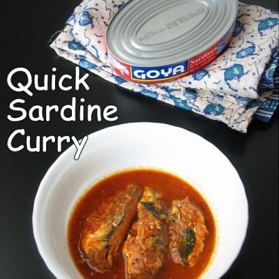 Quick Sardine Curry