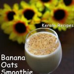 Banana Oats Smoothie with Almond Milk