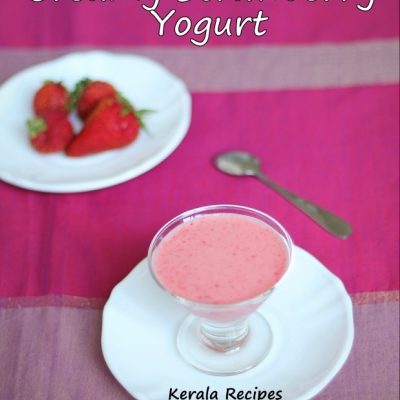 Creamy Strawberry Yogurt