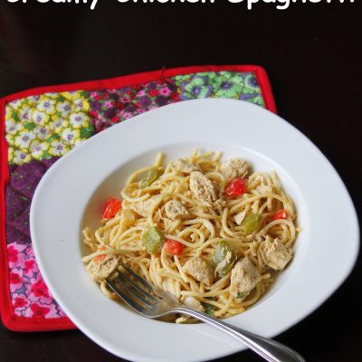 Spicy Chicken Pasta in Cream Cheese Sauce