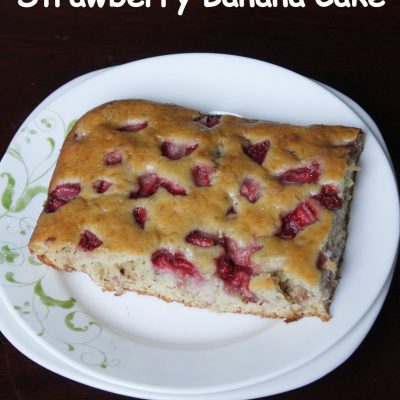 Strawberry Banana Coffee Cake
