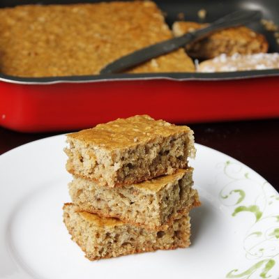 Oatmeal Banana Squares